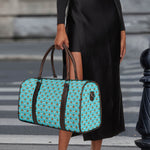 Milk And Cookies Pattern Print Duffle Bag