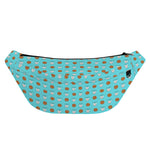Milk And Cookies Pattern Print Fanny Pack