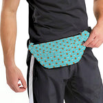 Milk And Cookies Pattern Print Fanny Pack