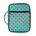 Milk And Cookies Pattern Print Front Pocket Bible Bag