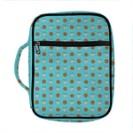 Milk And Cookies Pattern Print Front Pocket Bible Bag