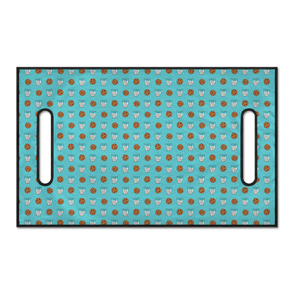 Milk And Cookies Pattern Print Golf Cart Seat Cover