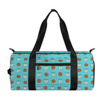 Milk And Cookies Pattern Print Gym Bag
