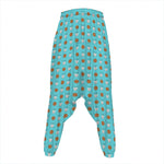 Milk And Cookies Pattern Print Hammer Pants