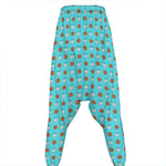 Milk And Cookies Pattern Print Hammer Pants