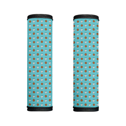 Milk And Cookies Pattern Print Handle Covers