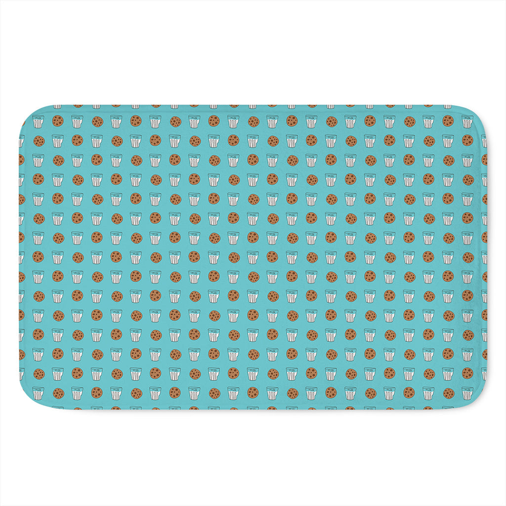 Milk And Cookies Pattern Print Indoor Door Mat