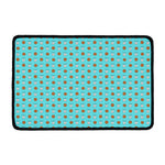 Milk And Cookies Pattern Print Kitchen Mat