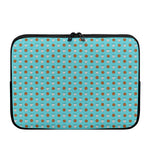 Milk And Cookies Pattern Print Laptop Sleeve