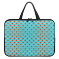 Milk And Cookies Pattern Print Laptop Sleeve With Handle