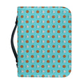 Milk And Cookies Pattern Print Leather Bible Cover