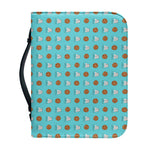 Milk And Cookies Pattern Print Leather Bible Cover