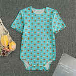 Milk And Cookies Pattern Print Men's Bodysuit