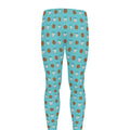 Milk And Cookies Pattern Print Men's Leggings