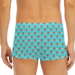 Milk And Cookies Pattern Print Men's Short Boxer Briefs