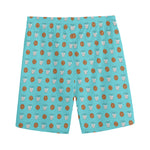 Milk And Cookies Pattern Print Men's Sports Shorts