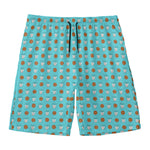 Milk And Cookies Pattern Print Men's Swim Trunks