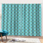Milk And Cookies Pattern Print Pencil Pleat Curtains