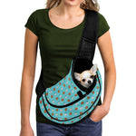 Milk And Cookies Pattern Print Pet Sling Carrier