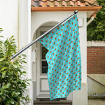 Milk And Cookies Pattern Print Polyester Flag