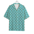 Milk And Cookies Pattern Print Rayon Hawaiian Shirt