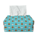 Milk And Cookies Pattern Print Rectangle Tissue Box Cover