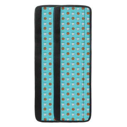 Milk And Cookies Pattern Print Refrigerator Handle Covers