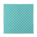 Milk And Cookies Pattern Print Silk Bandana