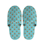Milk And Cookies Pattern Print Slippers