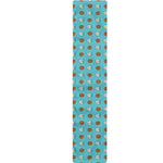 Milk And Cookies Pattern Print Table Runner
