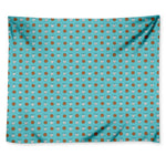 Milk And Cookies Pattern Print Tapestry