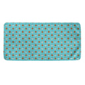 Milk And Cookies Pattern Print Towel