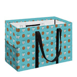 Milk And Cookies Pattern Print Utility Tote Bag