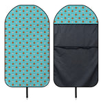 Milk And Cookies Pattern Print Waterproof Car Seat Cover