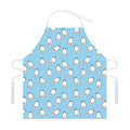 Milk Bottle Cartoon Pattern Print Adjustable Apron