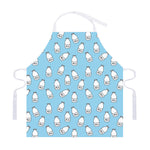 Milk Bottle Cartoon Pattern Print Adjustable Apron