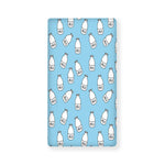 Milk Bottle Cartoon Pattern Print Baby Crib Sheet