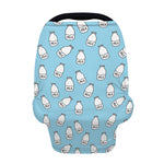 Milk Bottle Cartoon Pattern Print Baby Seat Cover