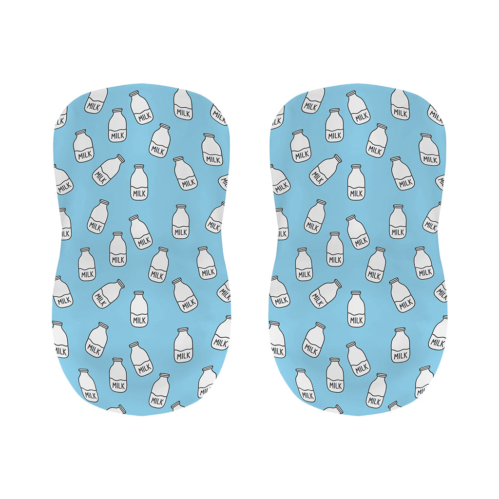Milk Bottle Cartoon Pattern Print Bar Stool Covers