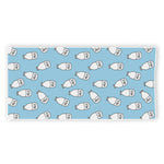 Milk Bottle Cartoon Pattern Print Beach Towel