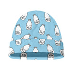 Milk Bottle Cartoon Pattern Print Beanie