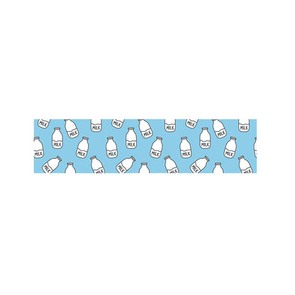 Milk Bottle Cartoon Pattern Print Bed Runner