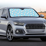 Milk Bottle Cartoon Pattern Print Car Windshield Sun Shade