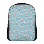 Milk Bottle Cartoon Pattern Print Casual Backpack
