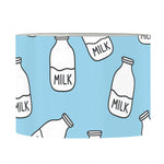 Milk Bottle Cartoon Pattern Print Drum Lamp Shade