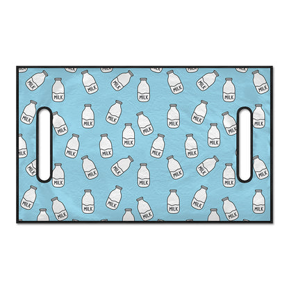 Milk Bottle Cartoon Pattern Print Golf Cart Seat Cover