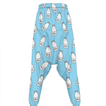 Milk Bottle Cartoon Pattern Print Hammer Pants