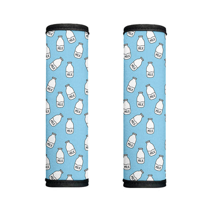 Milk Bottle Cartoon Pattern Print Handle Covers