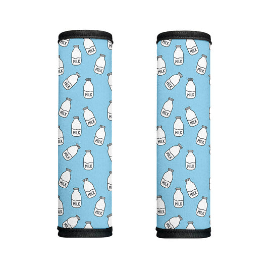 Milk Bottle Cartoon Pattern Print Handle Covers