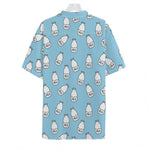 Milk Bottle Cartoon Pattern Print Hawaiian Shirt